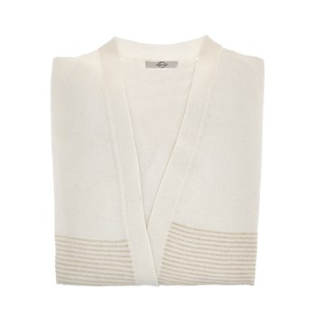 Cardigan-rigato-in-cashmere-con-inserti-in-lure